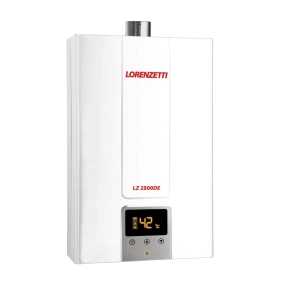 Aquecedor de Água a Gás Lorenzetti LZ 2500DE-B GN 23 Litros Bivolt