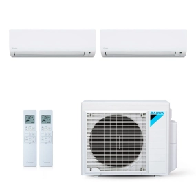 Ar-Condicionado Multi Split Inverter Daikin 18.000 BTUs (1x Evap HW 9.000 + 1x Evap HW 12.000) Quente/Frio 220V