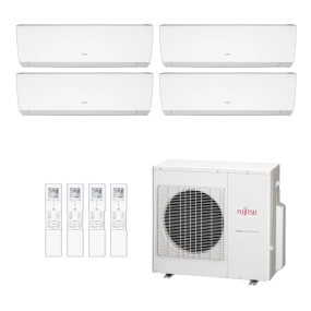Ar-Condicionado Multi Split Inverter Fujitsu 27.000 (4x Evap HW 9.000) Quente/Frio 220V
