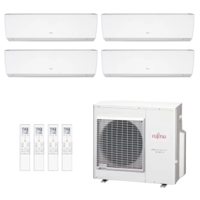 Ar-Condicionado Multi Split Inverter Fujitsu 35.000 (4x Evap HW 9.000) Quente/Frio 220V