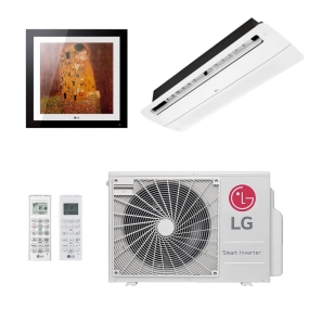 Ar-Condicionado Multi Split Inverter LG 18.000 (1x Evaporadora Artcool Gallery 9.000 + 1x Evap Cassete 1 Via 9.000) Quente/Frio 220V