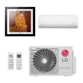 Ar-Condicionado Multi Split Inverter LG 18000 (1x Evap Artcool Gallery 9.000 + 1x Evap Hw 12000) Quente/Frio 220V
