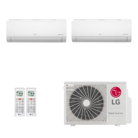 Ar-Condicionado Multi Split Inverter LG 21.000 (1x Evap HW 12.000 + 1x Evap HW 18.000) Quente/Frio 220V