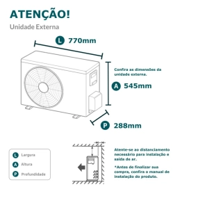Ar-Condicionado Multi Split Inverter LG 21.000 (1x Evap HW 9.000 + 1x Evap HW 12.000) Quente/Frio 220V