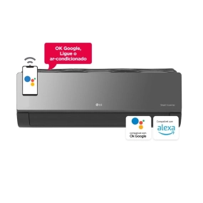 Ar-Condicionado Multi Split Inverter LG 24.000 BTUs (2x Evap HW Artcool 12.000) Quente/Frio 220V