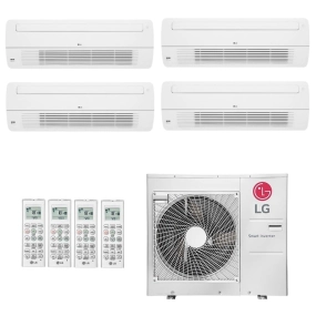 Ar-Condicionado Multi Split Inverter LG 30.000 (4x Evap Cassete 1 Via 12.000) Quente/Frio 220V