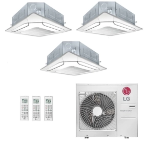 Ar-Condicionado Multi Split Inverter LG 36000 (1x Evap K7 4 Vias 9.000 + 1x Evap K7 4 Vias 18.000 + 1x Evap K7 4 Vias 24.000) Quente/Frio 220V