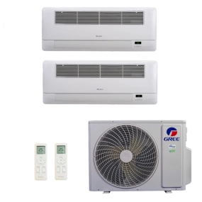 Ar-Condicionado Multi Split Inverter R-32 Gree 30.000 (2x Evap Cassete 1 Via 22.000) Quente/Frio 220V
