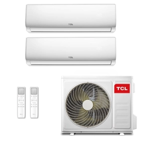 Ar-Condicionado Multi Split Inverter TCL 18.000 (2x Evap HW 12.000) Quente/Frio 220V