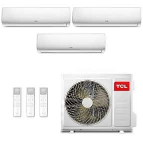 Ar-Condicionado Multi Split Inverter TCL 27.000 (1x Evap HW 9.000 + 2x Evap HW 12.000) Quente/Frio 220V