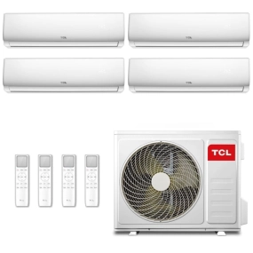 Ar-Condicionado Multi Split Inverter TCL 36.000 (2x Evap HW 9.000 + 2x Evap HW 12.000) Quente/Frio 220V