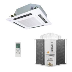 Ar-Condicionado Split Cassete 4 Vias Hitachi Primairy 55.000 BTUs Quente/Frio 220V Trifásico