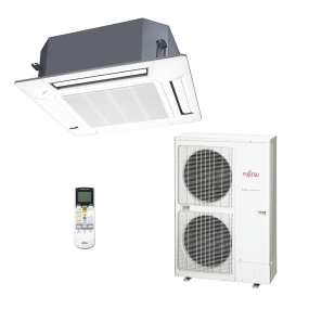 Ar-Condicionado Split Cassete 4 Vias Inverter Fujitsu 42.000 BTUs Quente/Frio 380V Trifásico