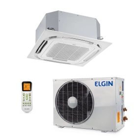 Ar-Condicionado Split Cassete 4 Vias Plus Elgin 18.000 BTUs Só Frio 220V Monofásico