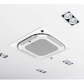 Ar-Condicionado Split Cassete Inverter 4 Vias Carrier Connect 36.000 BTUs R-32 Só Frio 220V Monofásico