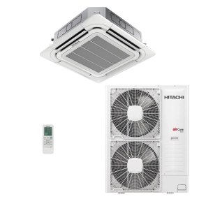 Ar-Condicionado Split Cassete Inverter 4 Vias Hitachi Air Core 600 46.000 BTUs Quente/Frio 220V Monofásico