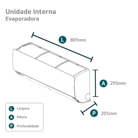 Ar-Condicionado Split HW Inverter Midea Xtreme Save Connect Black Edition 12.000 BTUs R-32 Quente/Frio 220V