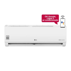 Ar-Condicionado Split HW LG Dual Inverter Voice 12000 BTUs Só Frio 127V