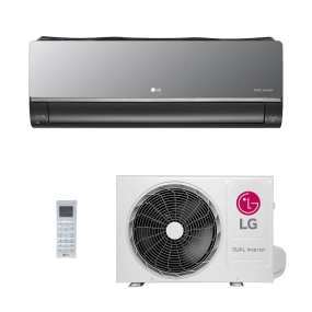 Ar-Condicionado Split HW LG Dual Inverter Voice Artcool UV Nano 12.000 BTUs Quente/Frio 220V