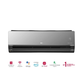 Ar-Condicionado Split HW LG Dual Inverter Voice Artcool UV Nano 24.000 BTUs R-32 Quente/Frio 220V