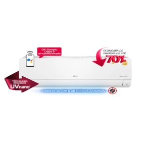 Ar-Condicionado Split HW LG Dual Inverter Voice UV Nano 12.000 BTUs Quente/Frio 220V