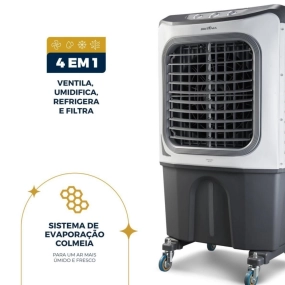 Climatizador Evaporativo Industrial 70 Litros Britania BCL70 127V