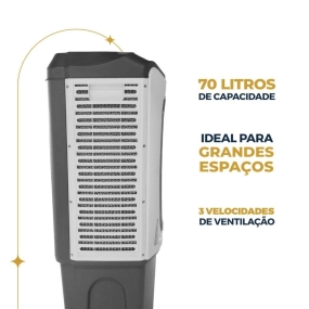 Climatizador Evaporativo Industrial 70 Litros Britania BCL70 220V