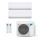 Ar-Condicionado Multi Split Inverter Daikin 18.000 BTUs (1x Evap HW 9.000 + 1x Evap HW 18.000) Quente/Frio 220V