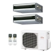 Ar-Condicionado Multi Split Inverter Fujitsu 18.000 (2x Evap Duto 12.000) Quente/Frio 220V