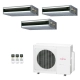 Ar-Condicionado Multi Split Inverter Fujitsu 18.000 (3x Evap Duto 9.000) Quente/Frio 220V