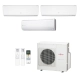 Ar-Condicionado Multi Split Inverter Fujitsu 27.000 (1x Evap HW 7.000 + 1x Evap HW 12.000 + 1x Evap HW 24.000) Quente/Frio 220V