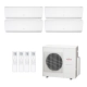 Ar-Condicionado Multi Split Inverter Fujitsu 27.000 (1x Evap HW 7.000 + 3x Evap HW 12.000) Quente/Frio 220V