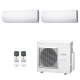 Ar-Condicionado Multi Split Inverter Fujitsu 35.000 (1x Evap HW 18.000 + 1x Evap HW 24.000) Quente/Frio 220V