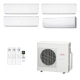 Ar-Condicionado Multi Split Inverter Fujitsu 35.000 (2x Evap HW 9.000 + 1x Evap HW 12.000 + 1x Evap HW 18.000) Quente/Frio 220V