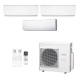 Ar-Condicionado Multi Split Inverter Fujitsu 35.000 BTUs (1x Evap HW 9.000 + 1x Evap HW 12.000 + 1x Evap HW 18.000) Quente/Frio 220V