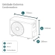 Ar-Condicionado Multi Split Inverter LG 18.000 (1x Evap HW 9.000 + 1x Evap Cassete 1 Via 12.000) Quente/Frio 220V