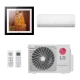 Ar-Condicionado Multi Split Inverter LG 18000 (1x Evap Artcool Gallery 9.000 + 1x Evap Hw 12000) Quente/Frio 220V
