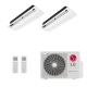 Ar-Condicionado Multi Split Inverter LG 21.000 (1x Evap Cassete 1 Via 9.000 + 1x Evap Cassete 1 Via 18.000) Quente/Frio 220V