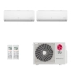 Ar-Condicionado Multi Split Inverter LG 21.000 (1x Evap HW 12.000 + 1x Evap HW 18.000) Quente/Frio 220V