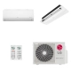 Ar-Condicionado Multi Split Inverter LG 21.000 (1x Evap HW 9.000 + 1x Evap Cassete 1 Via 18.000) Quente/Frio 220V