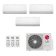 Ar-Condicionado Multi Split Inverter LG 21.000 (2x Evap HW 7.000 + 1x Evap HW 12.000) Quente/Frio 220V