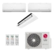 Ar-Condicionado Multi Split Inverter LG 21.000 (2x Evap HW 9.000 + 1x Evap Cassete 1 Via 12.000) Quente/Frio 220V