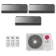 Ar-Condicionado Multi Split Inverter LG 21.000 (2x Evap HW Artcool 7.000 + 1x Evap HW Artcool 9.000) Quente/Frio 220V