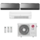 Ar-Condicionado Multi Split Inverter LG 21.000 (2x Evap HW Artcool 9.000 + 1x Evap Cassete 1 Via 12.000) Quente/Frio 220V