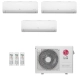 Ar-Condicionado Multi Split Inverter LG 24.000 (1x Evap HW 7.000 + 1x Evap HW 9.000 + 1x Evap HW 18.000) Quente/Frio 220V