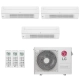 Ar-Condicionado Multi Split Inverter LG 24.000 BTUs (2x Evap Cassete 1 Via 9.000 + 1x Evap Cassete 1 Via 18.000) Quente/Frio 220V