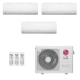 Ar-Condicionado Multi Split Inverter LG 24.000 BTUs (2x Evap HW 9.000 + 1x Evap HW 18.000 ) Quente/Frio 220V