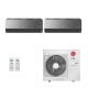 Ar-Condicionado Multi Split Inverter LG 30.000 (1x Evap HW Artcool 12.000 + 1x Evap HW Artcool 24.000) Quente/Frio 220V