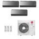 Ar-Condicionado Multi Split Inverter LG 30.000 (1x Evap HW Artcool 9.000 + 1x Evap HW Artcool 12.000 + 1x Evap HW Artcool 24.000) Quente/Frio 220V