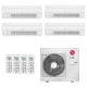 Ar-Condicionado Multi Split Inverter LG 30.000 (4x Evap Cassete 1 Via 12.000) Quente/Frio 220V